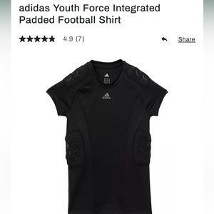 Adidas padded football shirt
